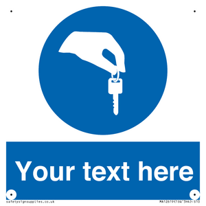 Custom Mandatory Keys Sign